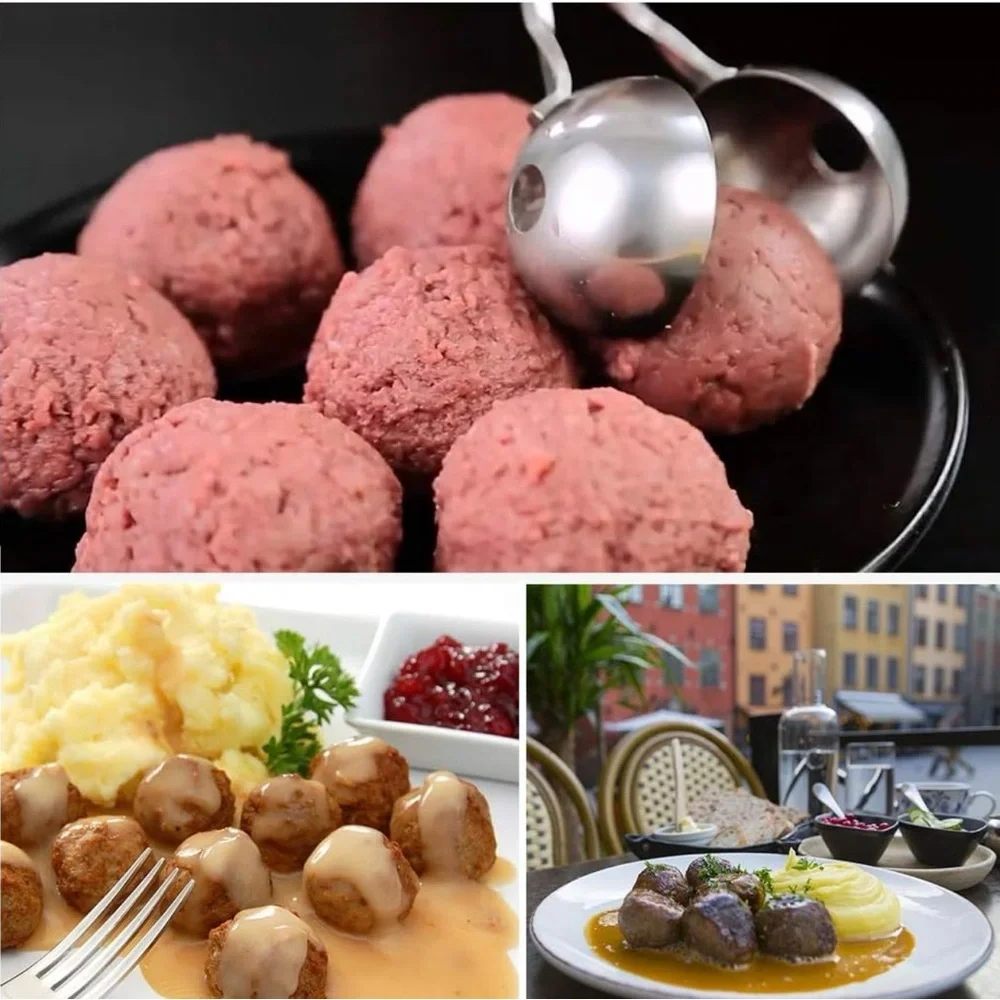 Set of 2 meatball makers